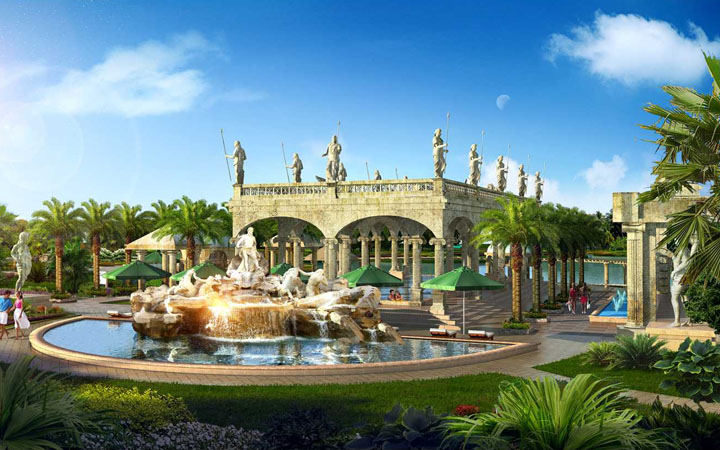 度假綜合體項目旅游規(guī)劃設計院：意大利館旅游規(guī)劃效果圖