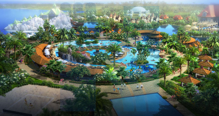 ?；◢u溫泉城飄香溫泉灣旅游規(guī)劃效果圖