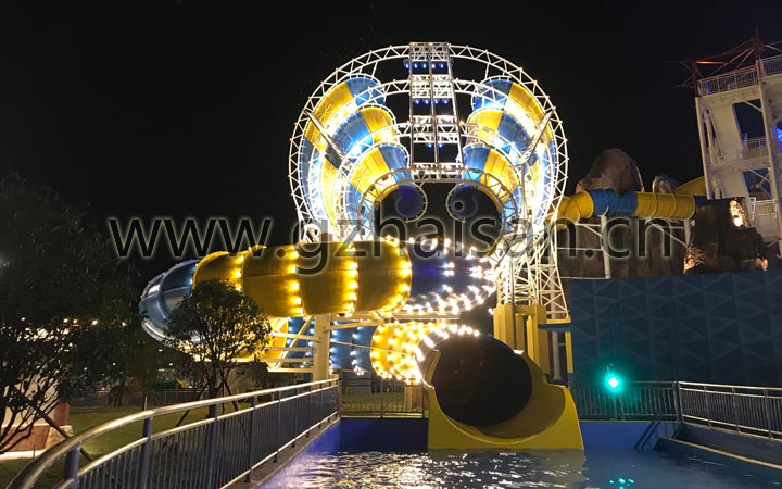 廣西玉林克拉灣水上樂(lè)園超級(jí)龍卷風(fēng)滑道