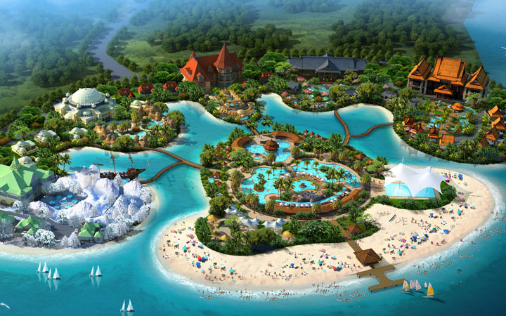 恒大海南海花島旅游綜合體溫泉小鎮(zhèn)規(guī)劃